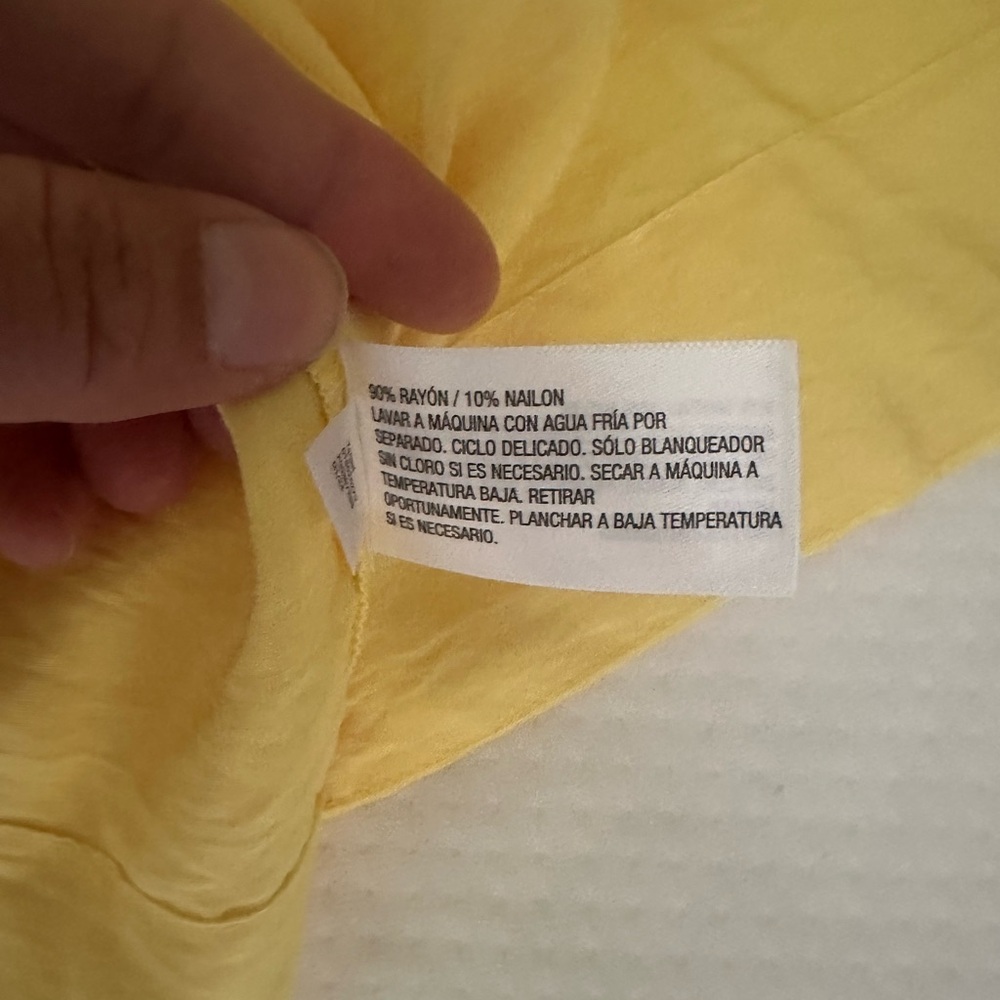 a new day Yellow Halter Tank Top - Picture 5 of 6